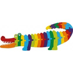 Puzzle Crocodile Alphabet
