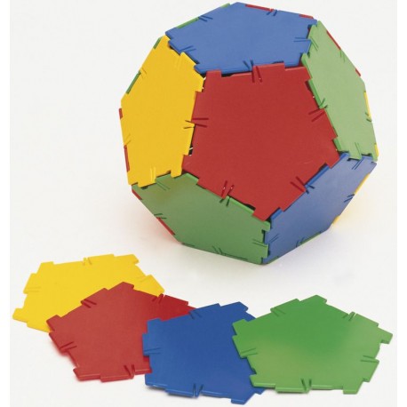 Set 24 pentagones Polydron Set 24 pentagones Polydron
