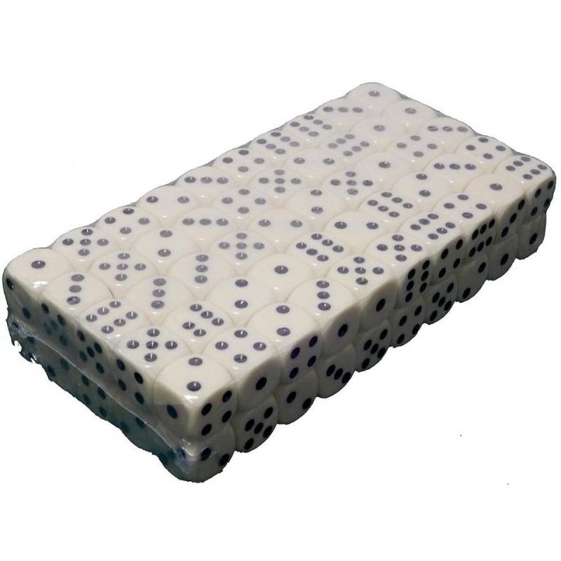 Lot de 100 dés à constellation 1 à 6