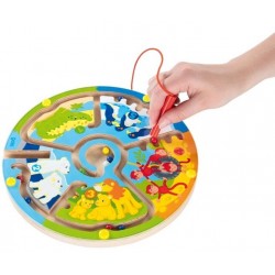 Labyrinthe magnétique, apprendre à compter au zoo