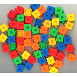 Cubes à connecter - 100 pièces