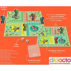 Jeu des petits chevaux, dans la savane!