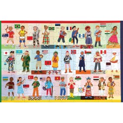 Puzzle Enfants du monde (100 pièces)