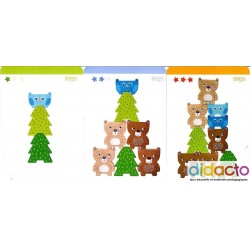 Jeu à empiler Les acrobates de la forêt