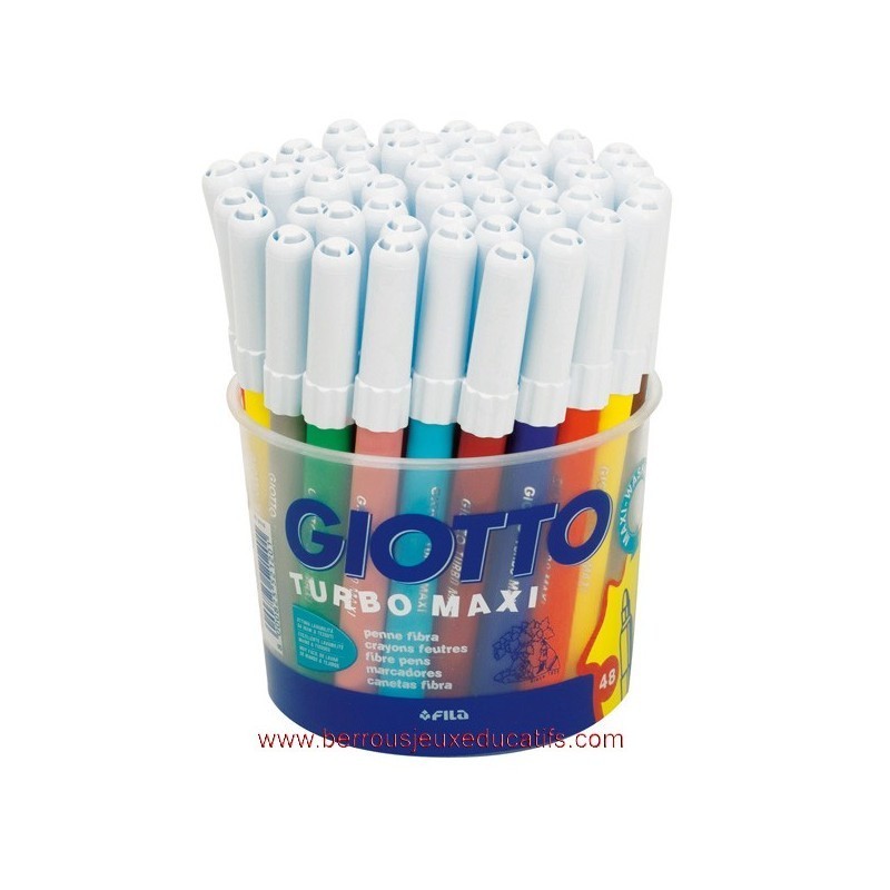 Pot de 84 feutres Turbo maxi Pot de 84 feutres Turbo maxi