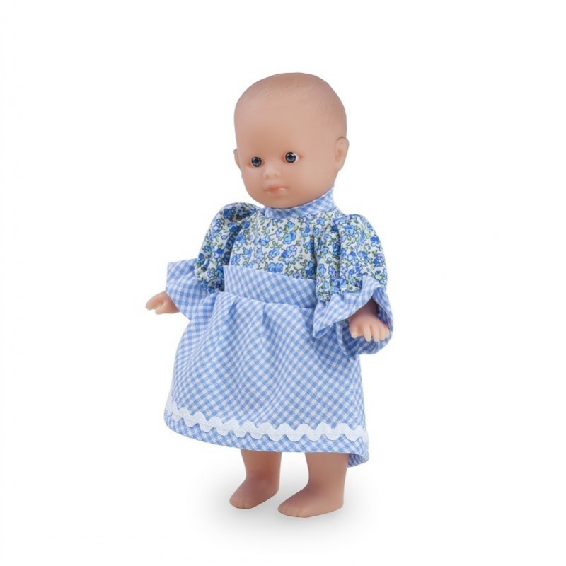 Poupée dur 18cm fille euro.