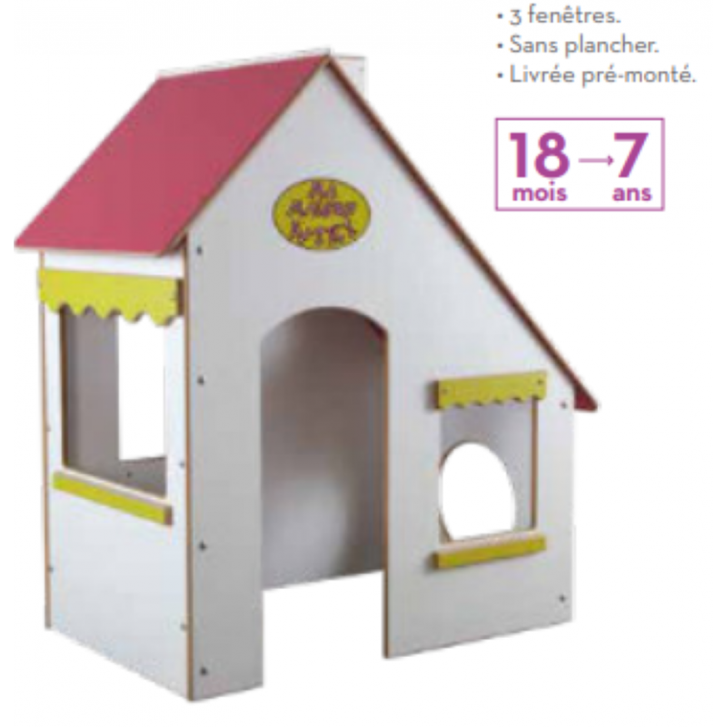 Maisonnette dintérieur en bois