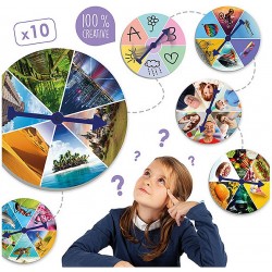 Roulettes créatives pour raconter des histoires