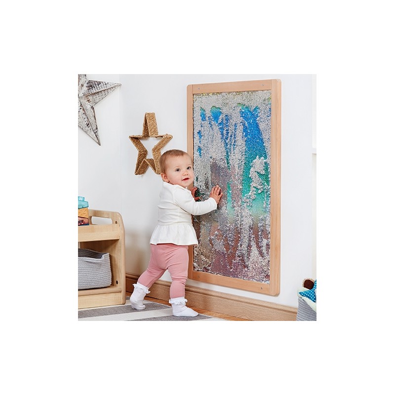 Miroir sensoriel à sequins (12m+)