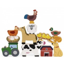 Animaux de la ferme à empiler