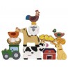 Animaux de la ferme à empiler