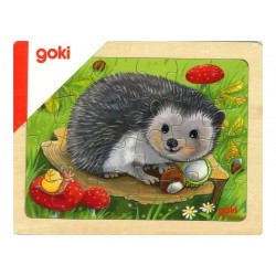 Lot de 5 puzzles des animaux de la forêt