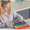 Jeu sensoriel à bulles du tableau des fractions