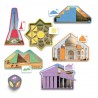 Reconnais et complète les formes géométriques dans l'architecture