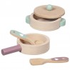 Set de cuisine en bois Petit cœur