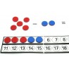Tableau de comptage avec jetons réversibles et signes arithmétiques