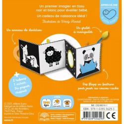 Mon tout premier livre tissu en noir et blanc
