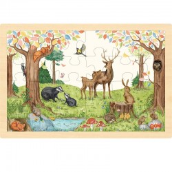 Puzzle dans la clairière
