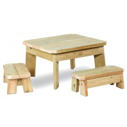 Table et banc d'extérieur