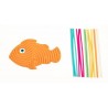 Plateau de motricité fine : poisson