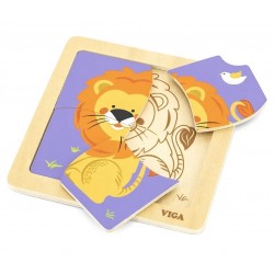 Puzzle lion (4 pièces)