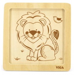 Puzzle lion (4 pièces)