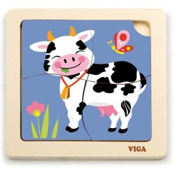 Puzzle vache (4 pièces)