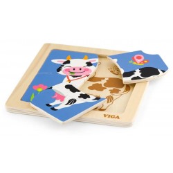Puzzle vache (4 pièces)