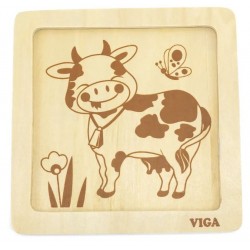 Puzzle vache (4 pièces)