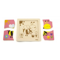 Puzzle abeille (4 pièces)