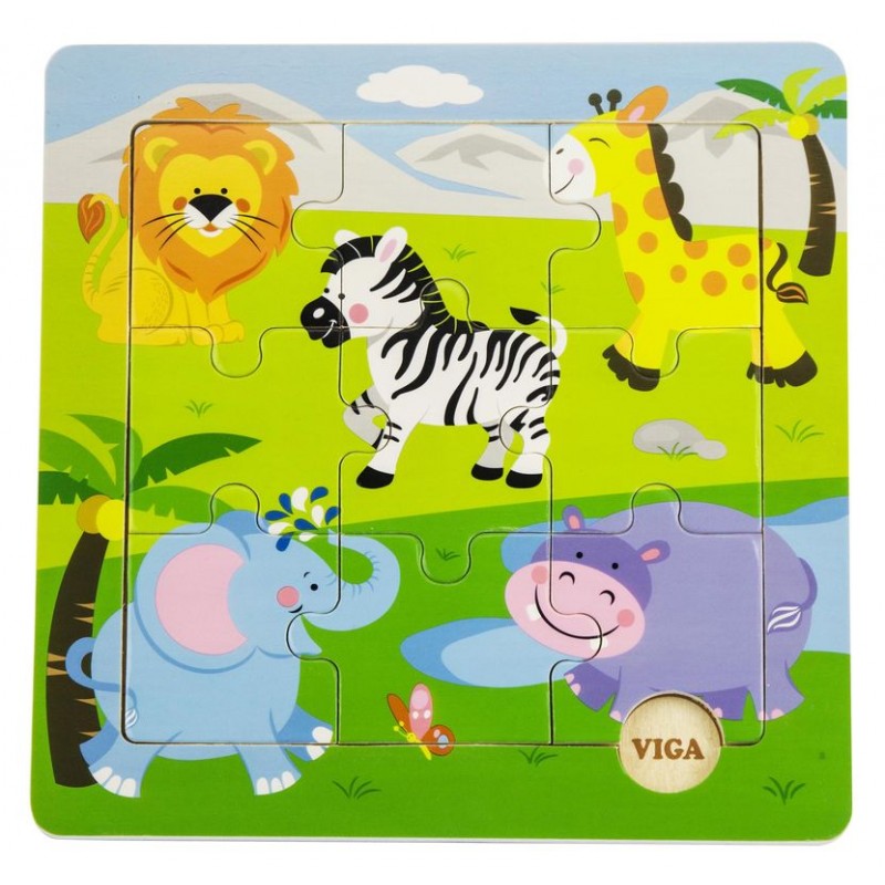 Puzzle animaux sauvage