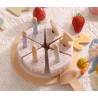 Gâteau d'anniversaire en bois