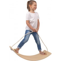Planche d'équilibre en bois