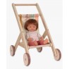 Poussette en bois pour poupées