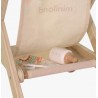 Poussette en bois pour poupées