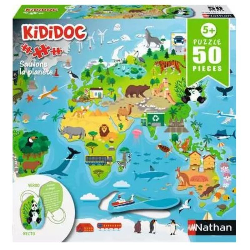 Puzzle Kididoc - Sauvons la planète