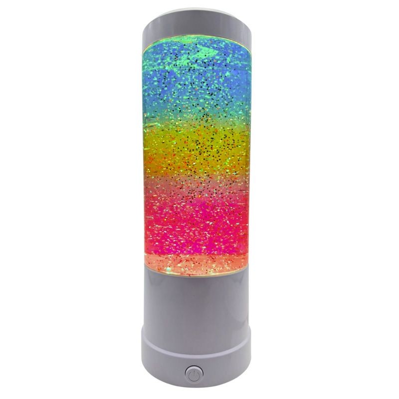 Lampe à paillettes arc-en-ciel lumineuse