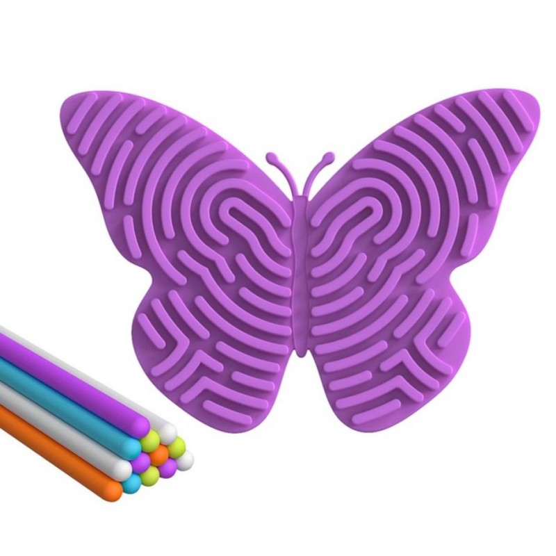 Plateau de motricité fine : papillon