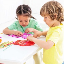 Plateau de motricité fine : papillon