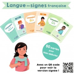 Langue des signes française : 50 cartes pour bien débuter