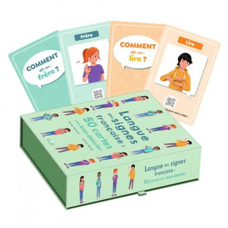 Langue des signes française : 50 cartes pour bien débuter