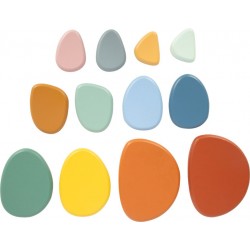 Jeu d'équilibre Montessori Galets