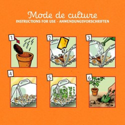 Mini serre 6 pots