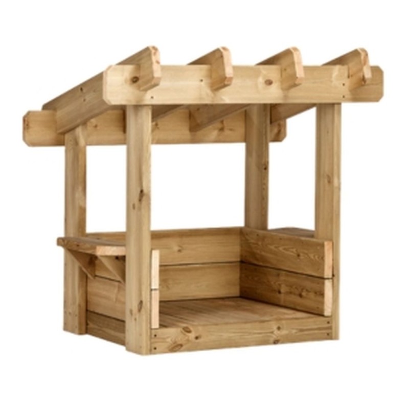 Cabane refuge en bois