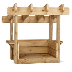 Cabane refuge en bois
