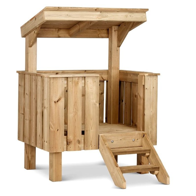 Cabane d'observation surélevée