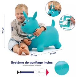 Mon chien sauteur bleu