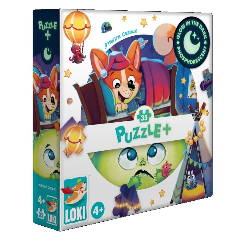 Loki et le Monstre sous le lit (puzzle 35 pièces)