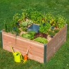 Bac potager avec composteur