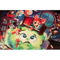 Loki et le Monstre sous le lit (puzzle 35 pièces)